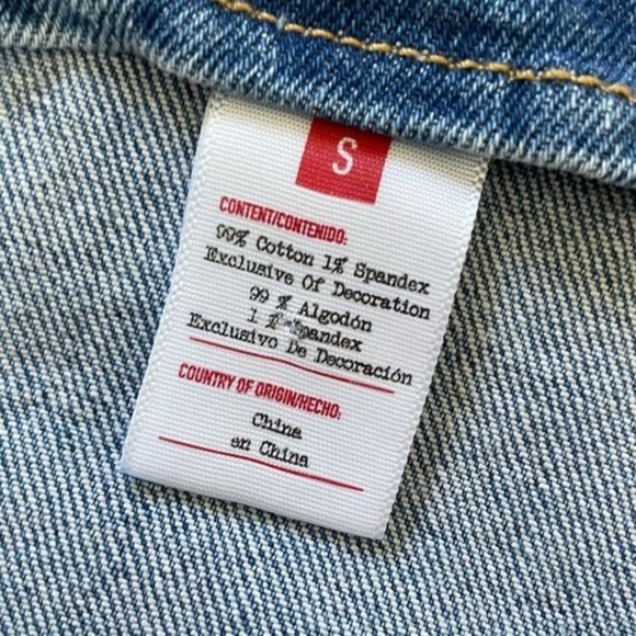 Pride Overalls Target Denim Rainbow Embroidered Shortalls Queen Graphic Small - Picture 16 of 16